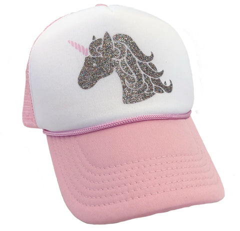Unicorn Glitter Trucker Hat