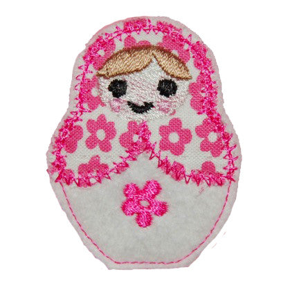 Babushka Doll Hair Clip