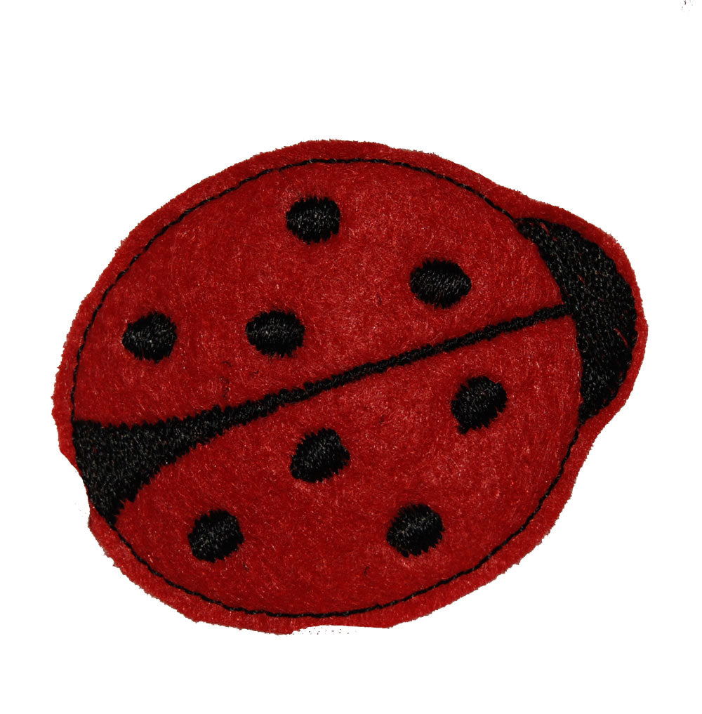 Ladybug Wool Felt Clip