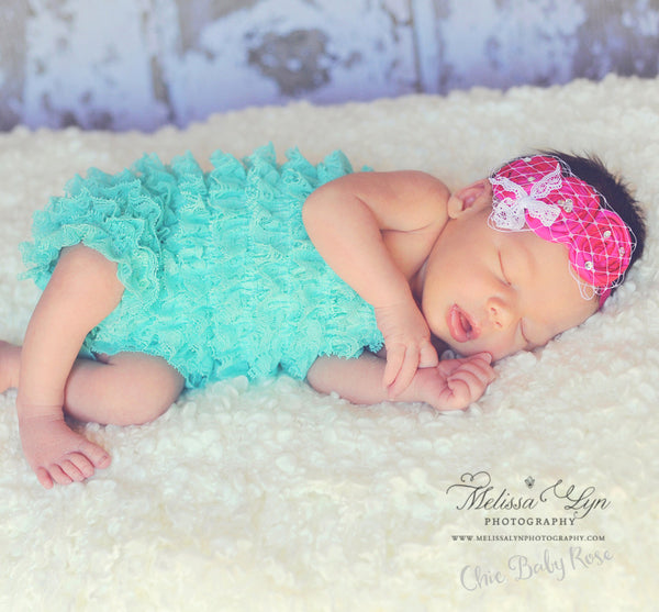 Newborn Lace Petti Romper