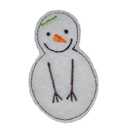 Snowman Hair Clip