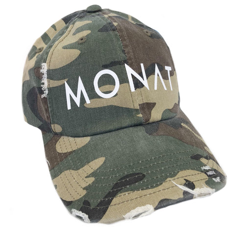 Monat Camo Solid Back Hat