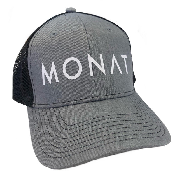 Monat Grey and Black Hat