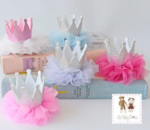 Organza Princess Crown Poof Available in 10 Colors