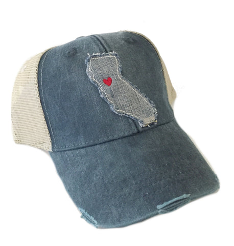 California Denim State Navy Hat