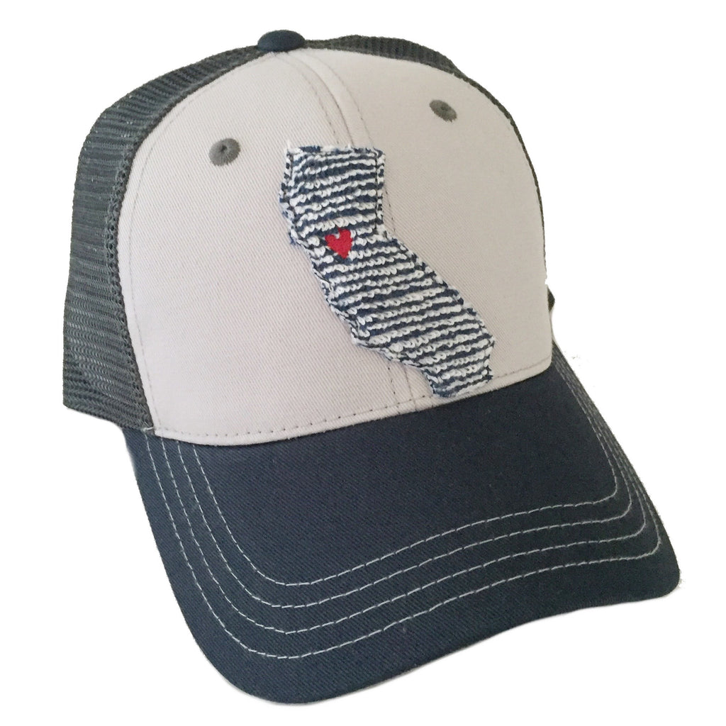 California Navy Stripe Tritone Hat