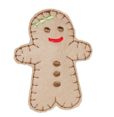 Gingerbread Cookie Hair Clip